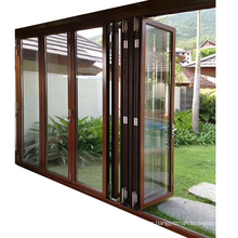 Modern house design aluminium frame exterior accordion door lowes